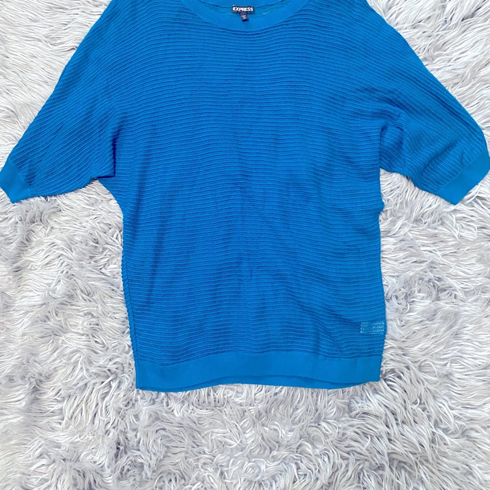 Blue shear shirt